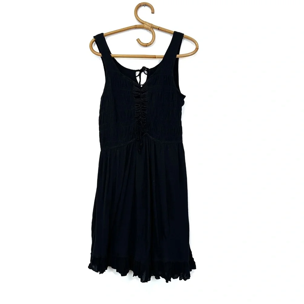 Free People | Embroidered Tank Jersey Knit Mini Dress Size XS - Picture 4 of 8